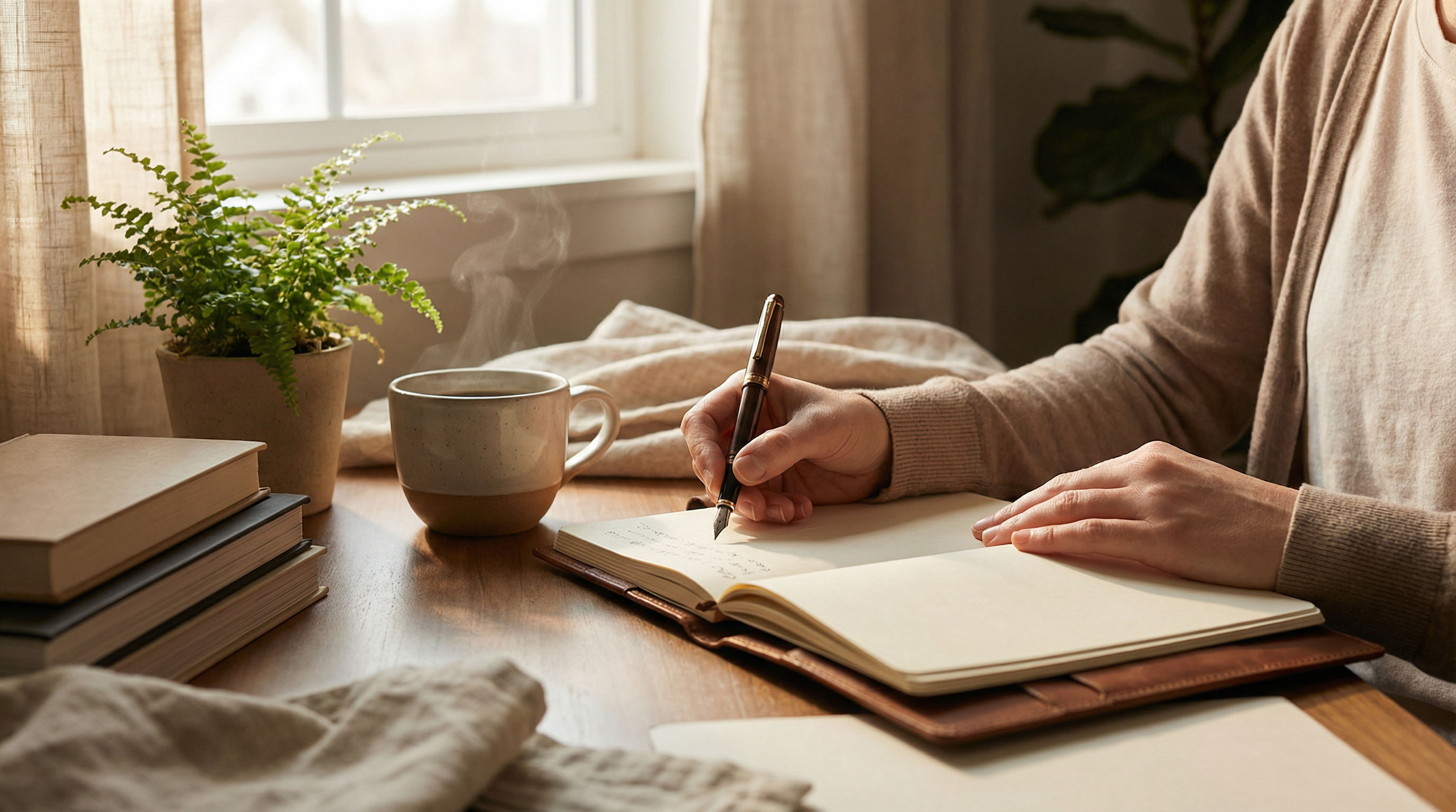 Daily journaling for self awareness - writing thoughts and emotions